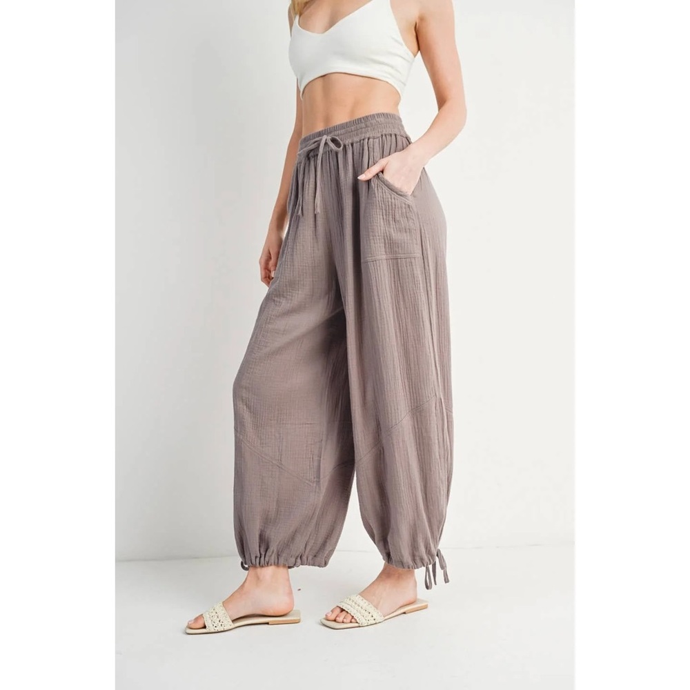 NWT - Blu Ivy Cotton Harem Jogger Pants - Size S